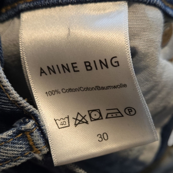 Anine Bing High Rise Jeans Size 30 - Picture 4 of 8